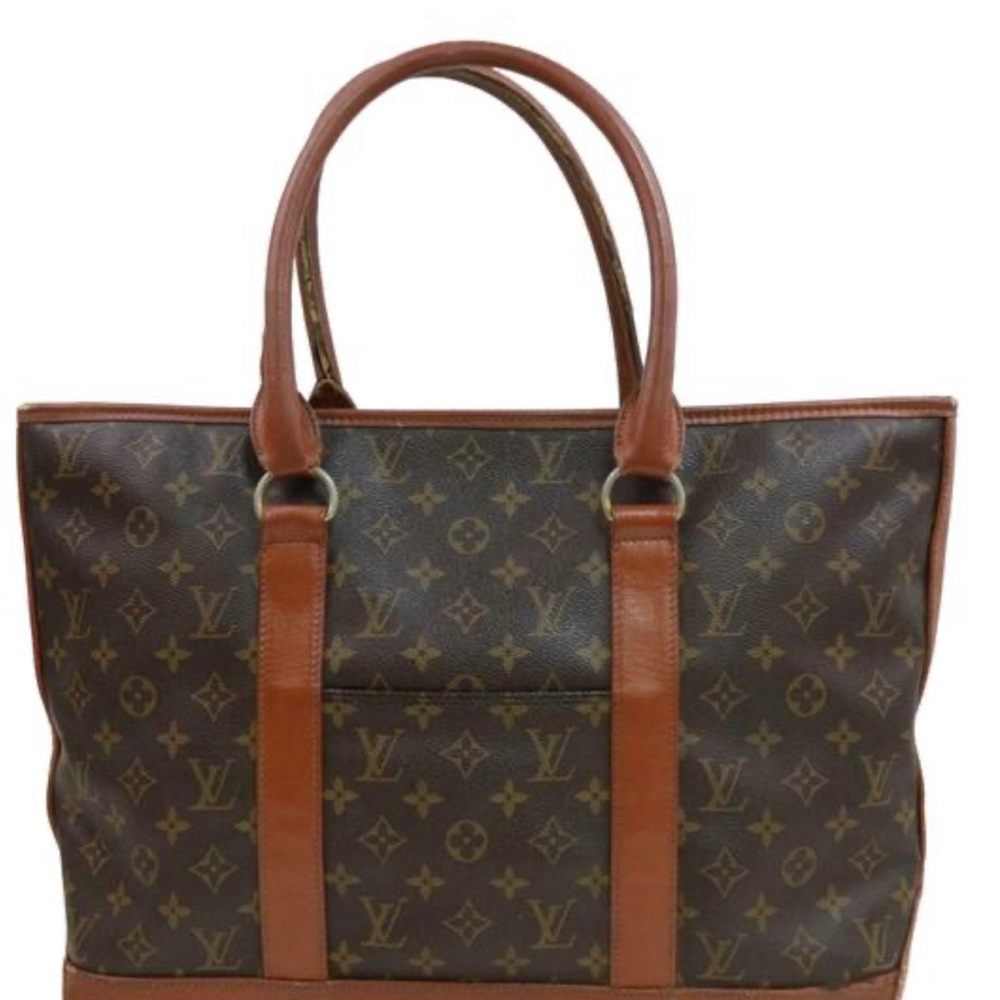Auth Louis Vuitton Monogram Sac Weekend PM Vintage Tote Hand Bag #3002115
